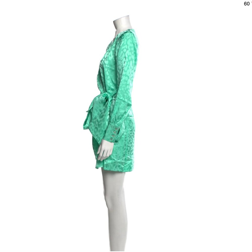 Andamane Carly Leopard-Print Wrap Mini Dress In L… - image 6